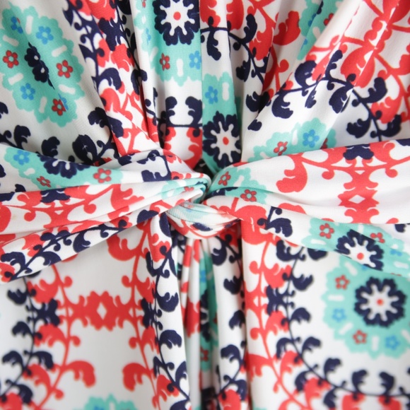 Peach Love California Printed Dress - Picture 3 of 7